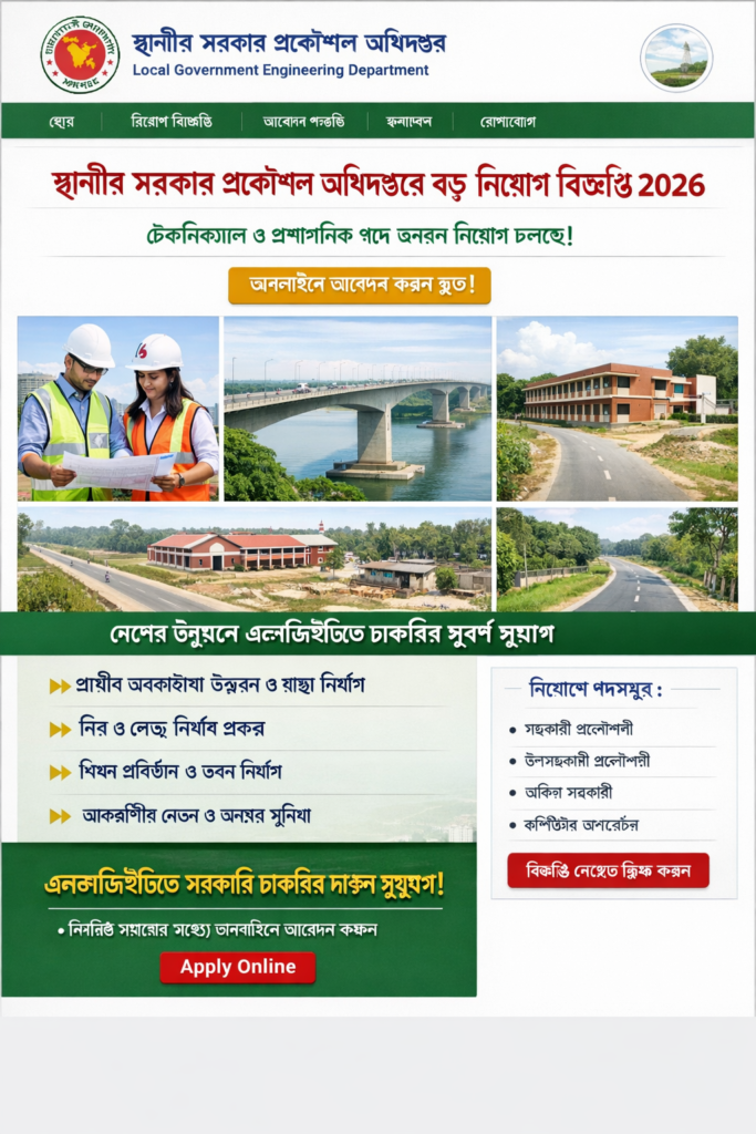 স্থানীয় সরকার প্রকৌশল অধিদপ্তর ( LGED )