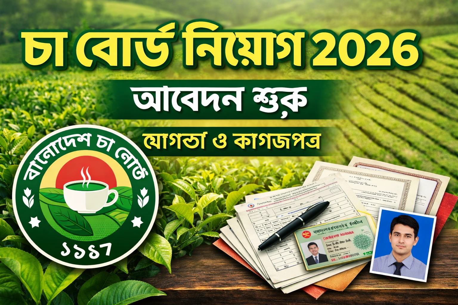 চা বোর্ড নিয়োগ ২০২৬