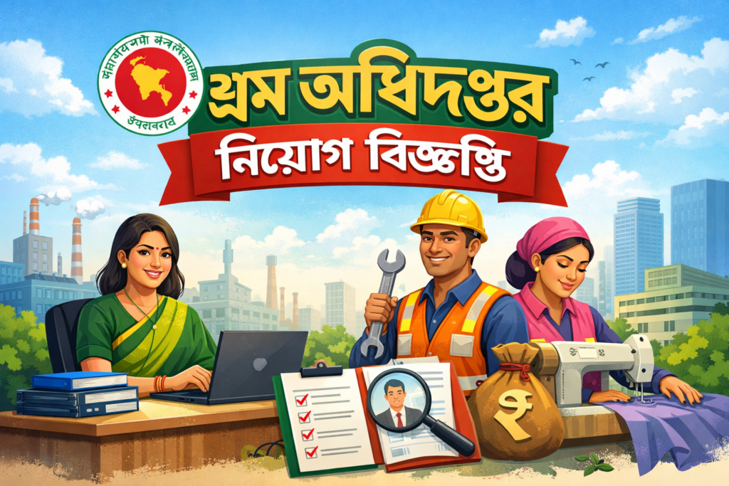 শ্রম অধিদপ্তর নিয়োগ বিজ্ঞপ্তি