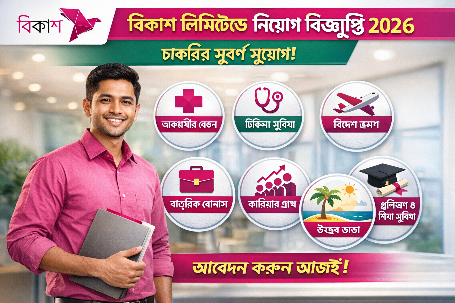 বিকাশ লিমিটেড নিয়োগ বিজ্ঞপ্তি