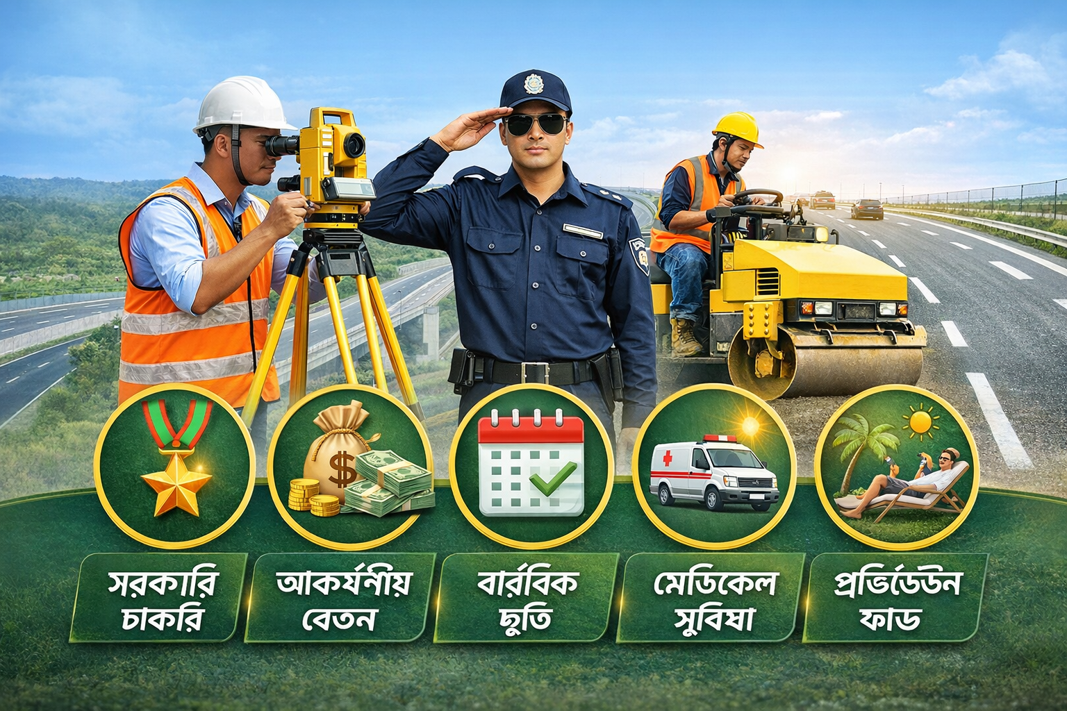 সড়ক ও  জনপদ অধিদপ্তর নিয়োগ ২০২৬